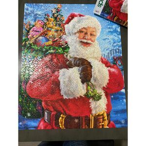 SPRINGBOK Santa's Magic Bag 1000 Pieces Jigsaw Puzzle
